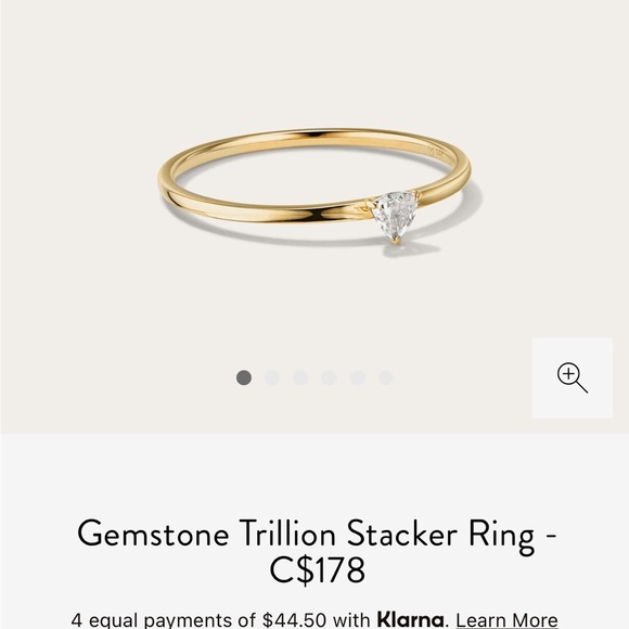 Mejuri 3x 14k solid gold stacker rings - Picture 3 of 4